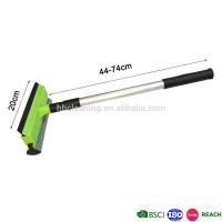 8" telescopic rubber foam squeegee , soft sponge window squeegee