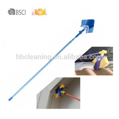 360 degree swivel corner brush, 0 risk eaves broom,9years factory ceiling broom,